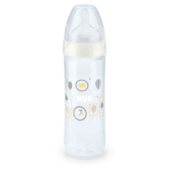 Nuk Dojčenská fľaša LOVE 250 ml, 6-18 m biela