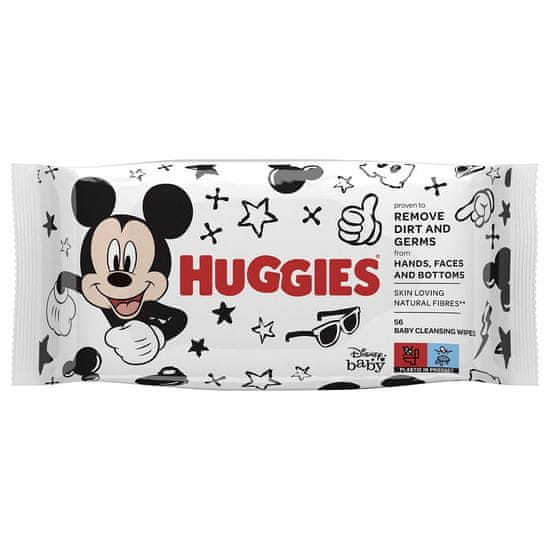 Huggies HUGGIES Obrúsky vlhčené Mickey Mouse 56 ks