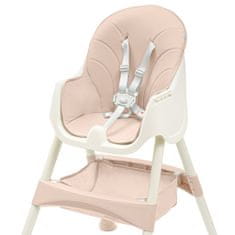 Baby Mix Jedálenská stolička Nora dusty pink