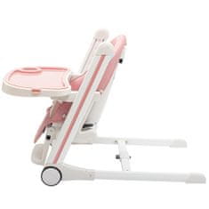 NEW BABY Jedálenská stolička Muka dusty pink