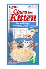 churu Chúru Cat Kitten Tuna Recipe 4x14g