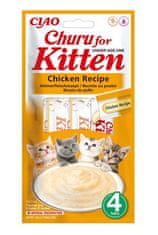 churu Chúru Cat Kitten Chicken Recipe 4x14g