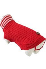 Zolux Obleček sveter rolák pre psov DUBLIN červený 25cm