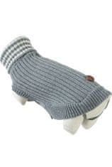 Zolux Obleček sveter rolák pre psov DUBLIN sivý 40cm
