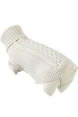 Zolux Obleček sveter rolák pre psov MEGEVE krémový 35cm