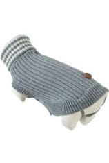 Zolux Obleček sveter rolák pre psov DUBLIN sivý 30cm