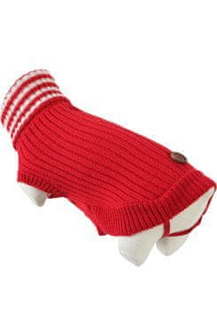 Zolux Obleček sveter rolák pre psov DUBLIN červený 35cm
