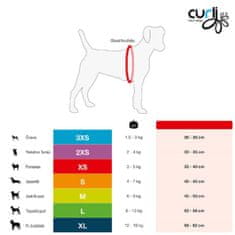 curli Postroj pre psov so sponou Softshell Black XL, 12-18 kg