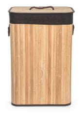 G21 Kôš na bielizeň 72 l, bambusový s hnedým košom