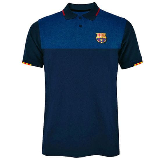 FAN SHOP SLOVAKIA Polo tričko FC Barcelona, modré, poly-bavlna | XXL