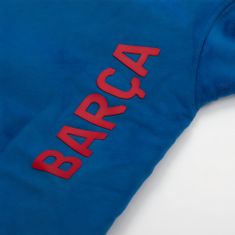 FAN SHOP SLOVAKIA Detská mikina FC Barcelona, modrá, kapucňa, zips | 13-14r