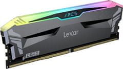 LEXAR ARES RGB 32GB (2x16GB) DDR5 6000, CL30, EXPO, čierna