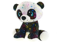 Mikro Trading Panda Star Sparkle plyšová 35 cm sediaca