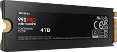 SAMSUNG SSD 990 PRO, M.2 - 4TB (Heatsink) (MZ-V9P4T0GW)
