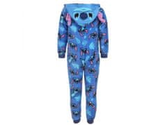 Disney Modré fleecové jednodielne pyžamo, detská mikina s kapucňou, OEKO-TEX 3-4 lat 98-104 cm