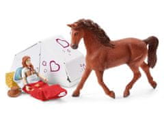 sarcia.eu Schleich Horse Club - Koňské dobrodružstvá s autem a prívesom, súprava figurín pre deti 5+