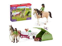 sarcia.eu Schleich Horse Club - Sarah a kempingový výlet, figurky pre deti od 5 rokov