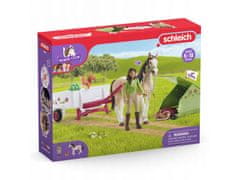 sarcia.eu Schleich Horse Club - Sarah a kempingový výlet, figurky pre deti od 5 rokov