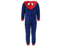 MARVEL COMICS Spider-man MARVEL tmavomodré a červené fleecové jednodielne pyžamo, detská mikina s kapucňou, OEKO-TEX 3-4 lat 98-104 cm
