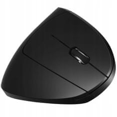 Northix Vertikálna počítačová myš - ergonomická - bezdrôtová 