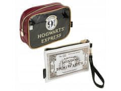 sarcia.eu Harry Potter Hogwart - Súprava 2 cestovných kozmetických tašiek, červená kozmetická taška a taštička