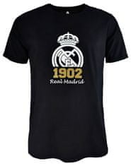 FAN SHOP SLOVAKIA Tričko Real Madrid FC, čierna, bavlna | XL