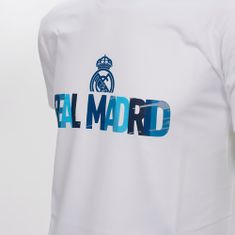 FAN SHOP SLOVAKIA Tričko Real Madrid FC, biele, bavlna | S