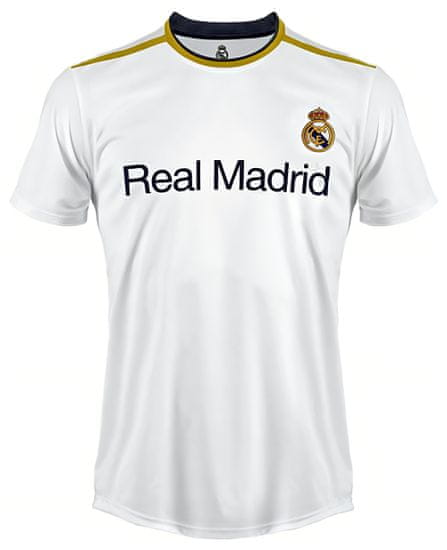 FAN SHOP SLOVAKIA Detské športové tričko Real Madrid FC, biele