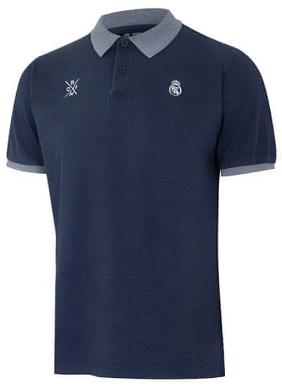FAN SHOP SLOVAKIA Polo tričko Real Madrid FC, modré, bavlna