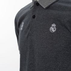 FAN SHOP SLOVAKIA Polo tričko Real Madrid FC, šedá, bavlna | S