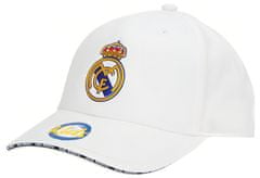 FAN SHOP SLOVAKIA Detská šiltovka Real Madrid FC, biela, pruhy, 51-57cm