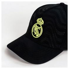 FAN SHOP SLOVAKIA Šiltovka Real Madrid FC, čierna, žltý znak, 56-61 cm