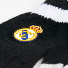 FAN SHOP SLOVAKIA Rukavice Real Madrid FC, čierno-biele, protišmykové, L/XL