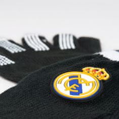 FAN SHOP SLOVAKIA Rukavice Real Madrid FC, čierno-biele, protišmykové, S
