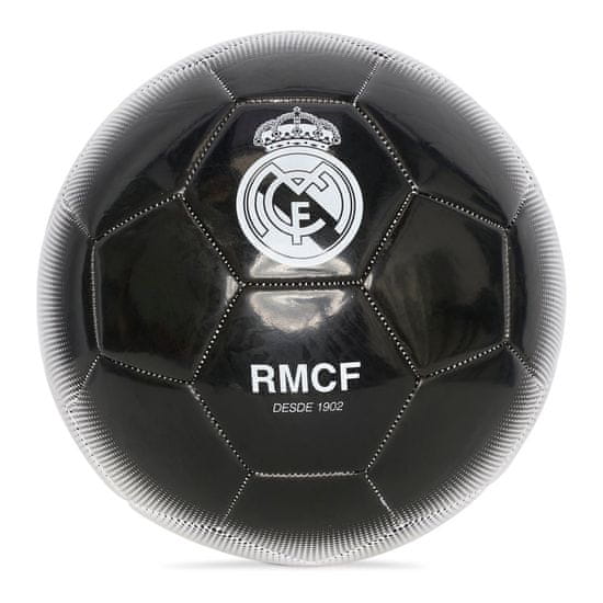 FAN SHOP SLOVAKIA Futbalová lopta Real Madrid FC, čiernobiela, veľ. 5