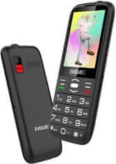 Evolveo EasyPhone XO s nabíjecím stojánkem, čierna