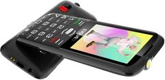 Evolveo EasyPhone XO s nabíjecím stojánkem, čierna
