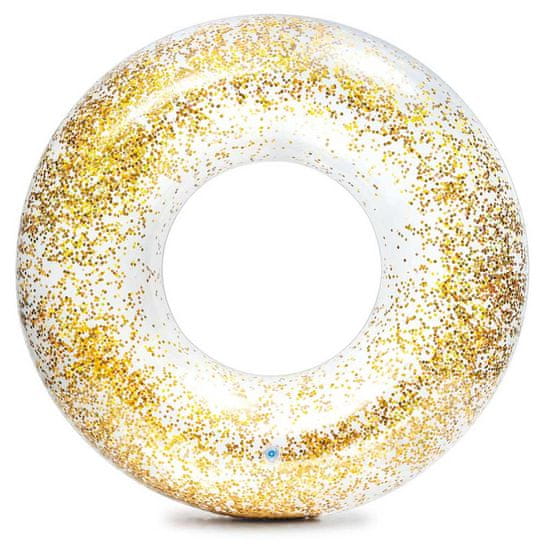 Intex  Kruh nafukovací Sparkling Glitter, zlatý