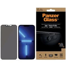 PanzerGlass Tvrdené sklo Case Friendly Privacy CamSlider AB pre iPhone 13 Pro Max - Čierna KP28960