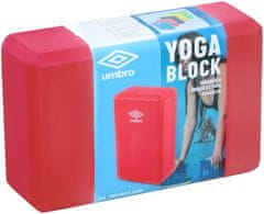 Umbro Blok na jogu 23x15x7, 5cm červená