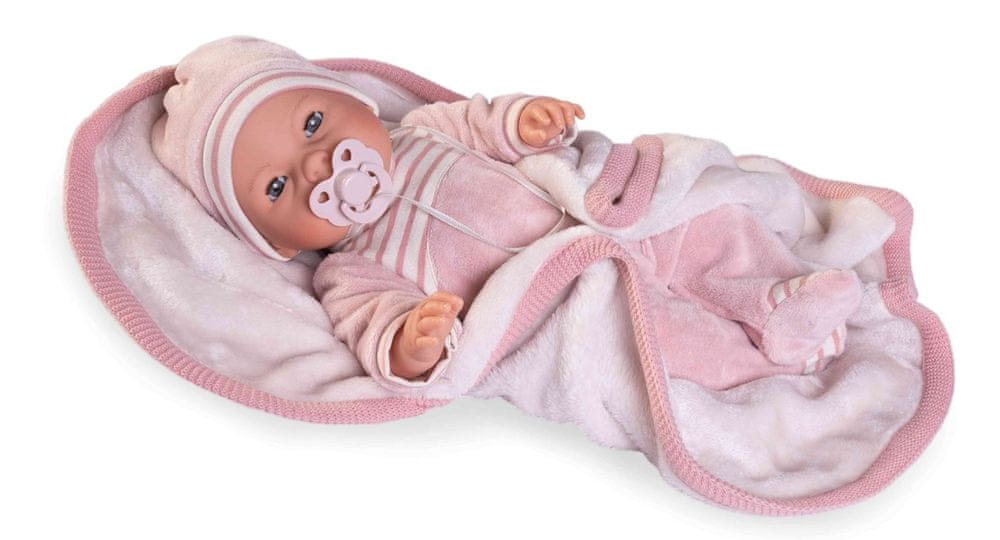 Antonio Juan 14155 Bimba žmurkajúca bábika bábätko so zvukmi - rozbalené