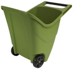 Prosperplast Vozík Load & Go II, zelený, na záhradný odpad