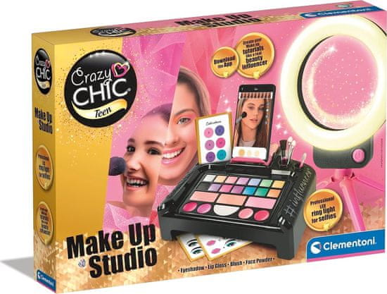 Clementoni Crazy Chic Teen Make up Štúdio: Sada Influencer