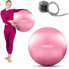 Neo-Sport Cvičebná lopta 55 cm NS-950 ružová