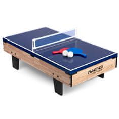 Neo-Sport Hrací stôl Multi 4 v 1 80x43x30cm NS-800 drevený