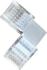 Immax konektor CLICK 12mm, spojka L, RGB+CCT, 6pin