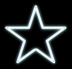 DecoLED DecoLED LED svetelná hviezda na VO, pr. 80 cm, ľadovo biela