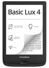PocketBook e-book reader 618 BASIC LUX 4 INK BLACK / 8GB / 6 "/ Wi-Fi / micro SD / čeština / čierna