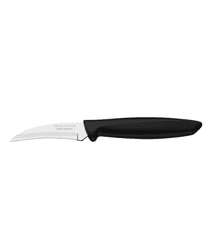 Tramontina Nôž na šúpanie ovocia/zeleniny Tramontina Plenus 7,5cm - čierny