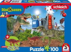 Schmidt Puzzle Schleich Dinosaury z praveku 100 dielikov + figúrka Schleich